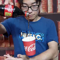 Perfect Airborne Glass & Acrylic cup (Coke) by Tejinaya Magic - Trick