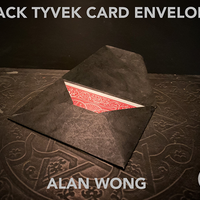 Black Tyvek Card Envelopes (10 pk) by Alan Wong - Trick
