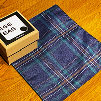 EGG BAG BLUE PLAID by Bacon Magic - Trick