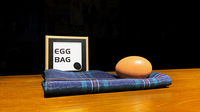 EGG BAG BLUE PLAID by Bacon Magic - Trick
