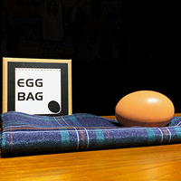 EGG BAG BLUE PLAID by Bacon Magic - Trick