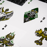 Inferno Emerald Blaze Edition Playing Cards