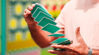 Summer NOC Pro Sunrise (Teal) Playing Cards
