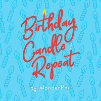 Birthday Candle Repeat (Gimmicks and Online Instructions) by Wonder Phil - Trick