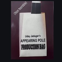 APPEARING POLE BAG WHITE (Gimmicked / No Tear) by Uday Jadugar - Trick
