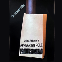 APPEARING POLE BAG BROWN (Gimmicked / No Tear) by Uday Jadugar - Trick