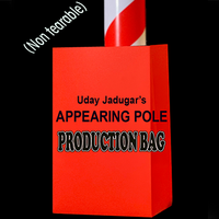 APPEARING POLE BAG RED (Gimmicked / No Tear) by Uday Jadugar - Trick