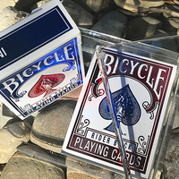 Bicycle Rider Back Mini Limited Edition (2 Pack With Foil Tucks In Carat Case) by US Playing Card Co