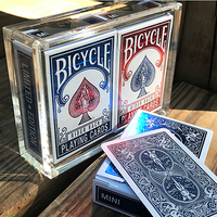 Bicycle Rider Back Mini Limited Edition (2 Pack With Foil Tucks In Carat Case) by US Playing Card Co