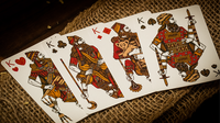 Babylon (Ruby Red) Playing Cards by Riffle Shuffle
