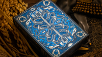 Babylon (Cerulean Blue) Playing Cards by Riffle Shuffle
