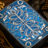 Babylon (Cerulean Blue) Playing Cards by Riffle Shuffle