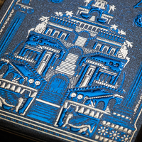 Babylon (Cerulean Blue) Playing Cards by Riffle Shuffle