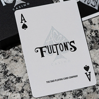 Ace Fulton's Casino (Black) Playing Cards