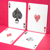 Butterfly Worker Marked Playing Cards (Pink) by Ondrej Psenicka