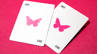 Butterfly Worker Marked Playing Cards (Pink) by Ondrej Psenicka
