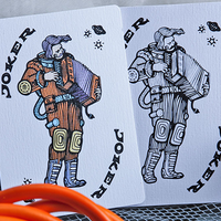 Escape Velocity (Blue) Playing Cards