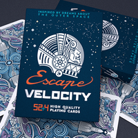 Escape Velocity (Blue) Playing Cards