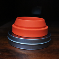 Harmonica 2 Chop Cup Red (Silicon) by Leo Smetsers - Trick