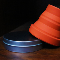 Harmonica 2 Chop Cup Red (Silicon) by Leo Smetsers - Trick