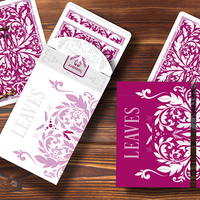 Wooden Leaves Summer Box Set Playing Cards by Dutch Card House Company
