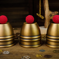Artistic Combo Cups and Balls (Brass) by TCC - Trick