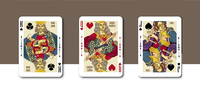 Shakespeare (Black) Playing Cards
