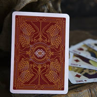 Shakespeare (Burgundy) Playing Cards