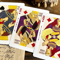 Shakespeare (Burgundy) Playing Cards