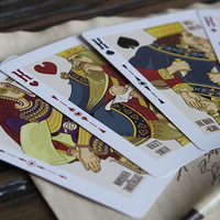Shakespeare (Burgundy) Playing Cards