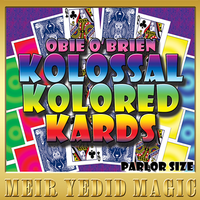 Obie O'Brien Kolossal Kolor Cards Parlor Size (Gimmicks and Online Instructions) - Trick