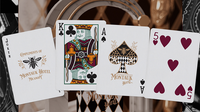 Montauk Hotel Burgundy Playing Cards by Gemini
