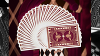 Montauk Hotel Burgundy Playing Cards by Gemini
