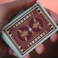 Montauk Hotel Burgundy Playing Cards by Gemini