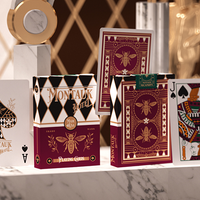 Montauk Hotel Burgundy Playing Cards by Gemini