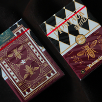 Montauk Hotel Burgundy Playing Cards by Gemini