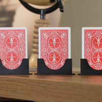 Three Cards Monte Stand RED (Gimmicks and Online Instruction) by Jeki Yoo - Trick
