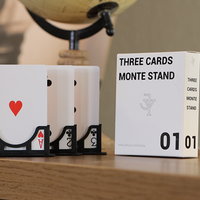 Three Cards Monte Stand BLUE (Gimmicks and Online Instruction) by Jeki Yoo - Trick