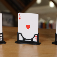 Three Cards Monte Stand BLUE (Gimmicks and Online Instruction) by Jeki Yoo - Trick