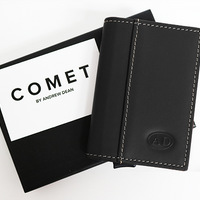 Comet Black Leather Silver Shell (Gimmicks and Online Instruction) by Andrew Dean - Trick