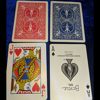 Magnetic Card- Bicycle Cards (2 Per Package) Double Back Blue by Chazpro - Trick