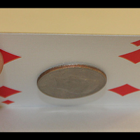 Magnetic Card- Bicycle Cards (2 Per Package) Double Back Red by Chazpro - Trick