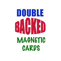 Magnetic Card- Bicycle Cards (2 Per Package) Double Back Red by Chazpro - Trick