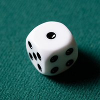 REPLACEMENT DIE WHITE (GIMMICKED) FOR MENTAL DICE by Tony Anverdi - Trick