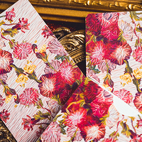 Van Gogh Asters & Phlox (Numbered- Seal)  Playing Cards