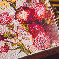 Van Gogh Asters & Phlox (Numbered- Seal)  Playing Cards