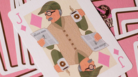 Papa Leon's Wicked Donuts (Strawberry) Playing Cards by Wounded Corner and Cam Toner
