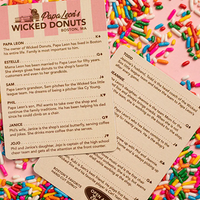 Papa Leon's Wicked Donuts (Strawberry) Playing Cards by Wounded Corner and Cam Toner