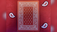 Bicycle Bandana Stripper (Red) Playing Cards
