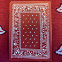 Bicycle Bandana Stripper (Red) Playing Cards